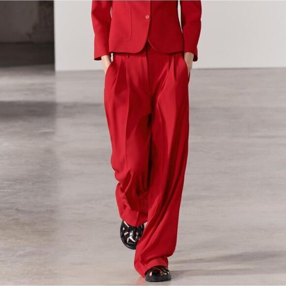 Zara Pants - ZARA Pleated MENSWEAR Style Pants size S New